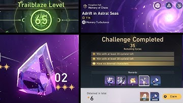[Honkai: Star Rail] Memory of Chaos: Adrift in Astral Seas Stage 02 (3-Stars) | Day 93 Part 3