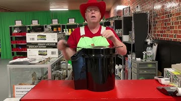 Hydro Bucket Hydro lid Professor GreenJeans HomeGrow Happiness￼