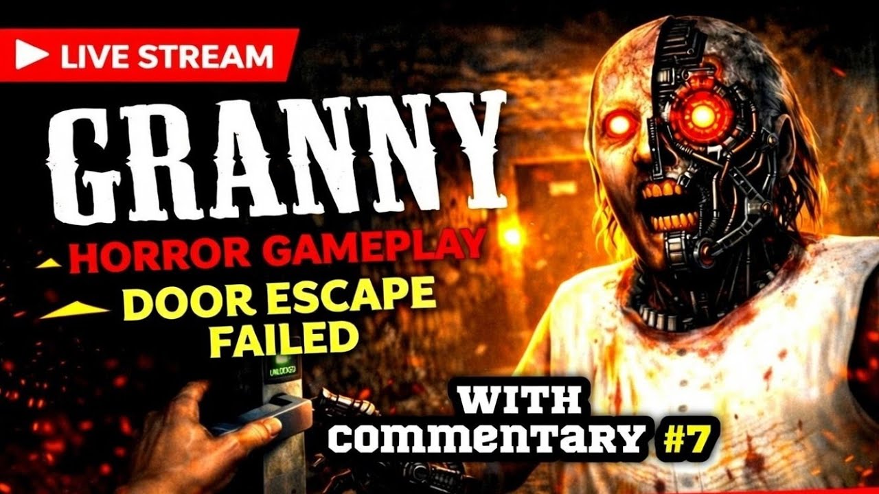 Door Escape Failed! Granny Caught Me 😨 | Live Gameplay With Commentary