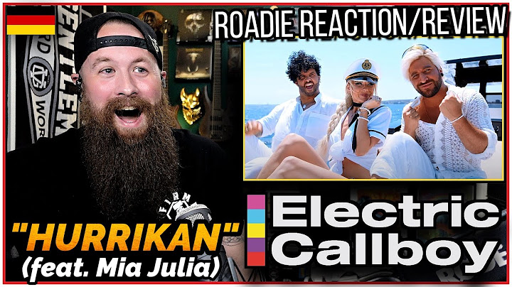ROADIE REACTIONS | Electric Callboy - "Hurrikan (feat. Mia Julia)"