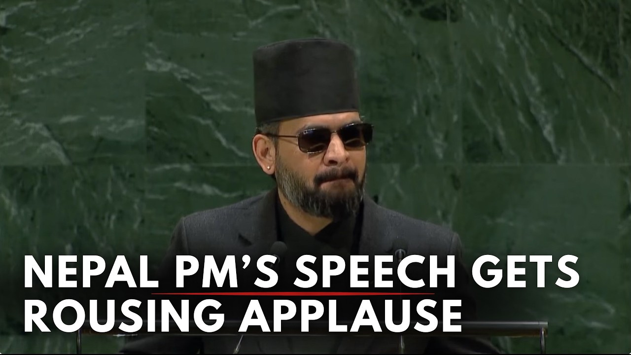 'Ask Anyone!': Nepal PM Balen Shah's FULL SPEECH At United Nations General Assembly