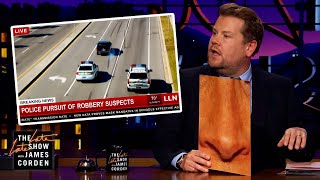 Police Pursuit Derails Perfect Comedy Bit Celebrity Noses Debate Edition