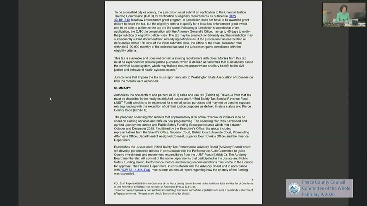 Justice Fund: Council Staff Introduction