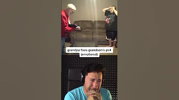 grandpa fixes ps4 🥹 (emotional)