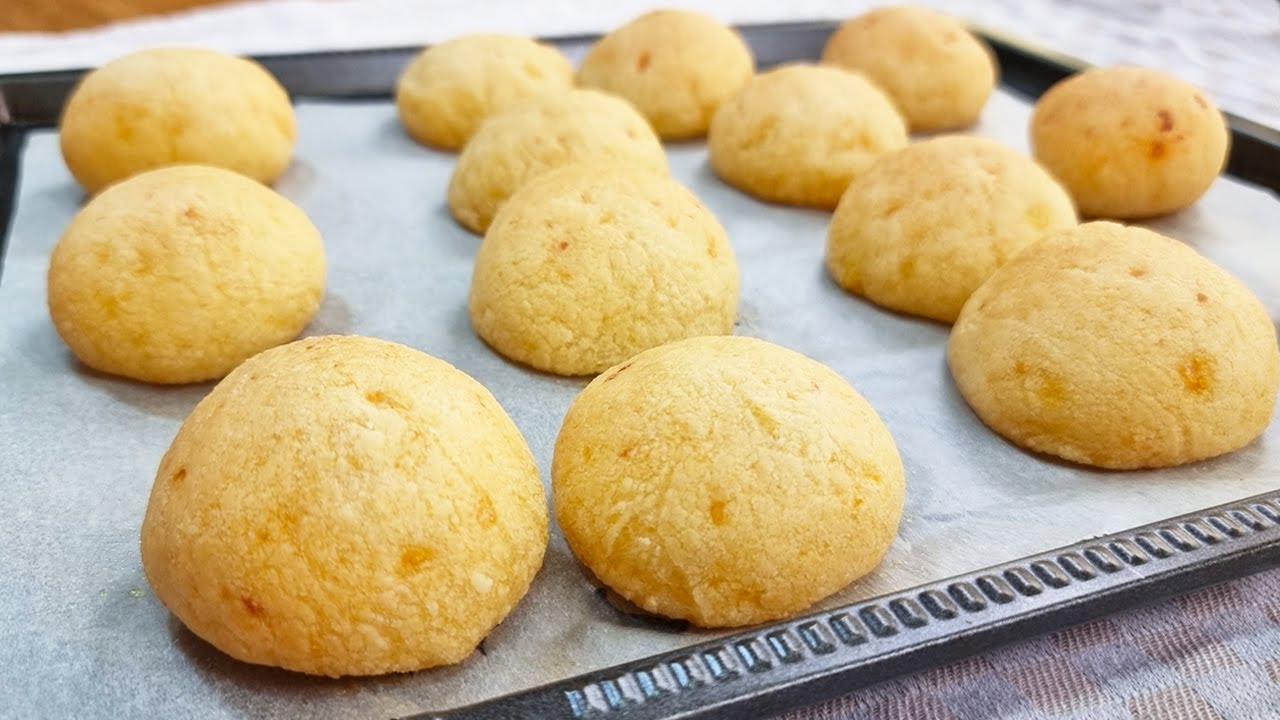 SUBSTITUA O PÃO! SEM TRIGO, LEITE E OVO! Pão de Queijo Vegano Fácil, Barato e Rápido - Delicioso!