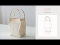 Sew this easy tote bag in 30 minutes  tutorial  sewing pattern tytka studio