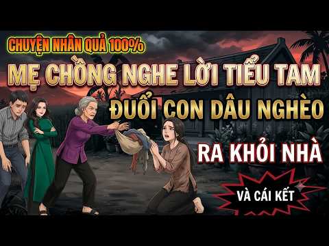 Truyện Đêm Khuya | Tin Lời Tiểu Tam, Mẹ Chồng Nhẫn Tâm Đuổi Con Dâu Nghèo Và Cái Kết Cay Đắng