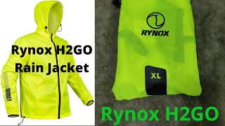 Rynox H2GO Rain Jacket | Rynox Rain 