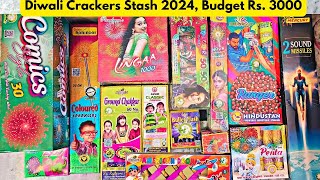 : Diwali Crackers Stash worth Rs. 3000 | Diwali Collection | Diwali Crackers Stash | Crackers Video |