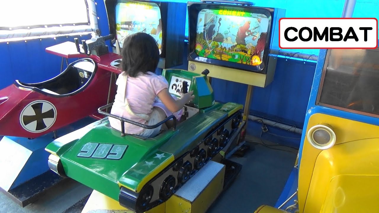 的付木馬　COMBAT　【こどもの乗り物】　レトロゲーム　長崎浜屋