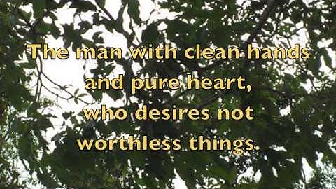 Responsorial Psalm (4th Sunday of Advent) Psalm 23(24) Let The Lord Enter