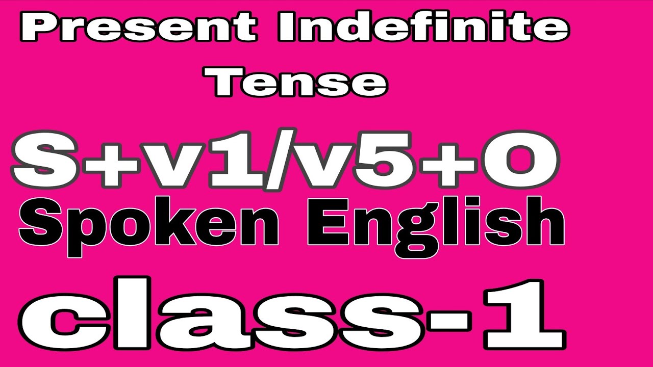 Spoken English Class 1 | Learn Basic English Easily#Englishlrean - YouTube