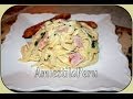 PASTA FETTUCCINE en Salsa tipo Alfredo