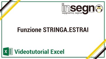 Excel funzione STRINGA.ESTRAI