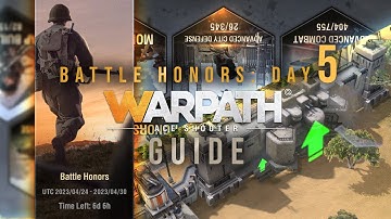 Base Construction: Battle Honors WarPath Guide