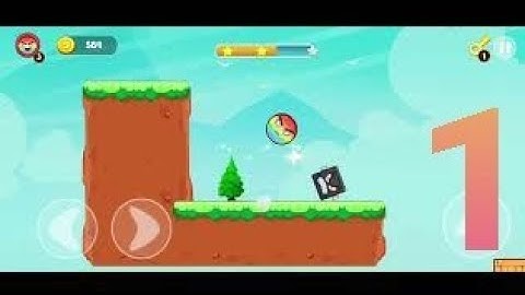Color Ball adventure gameplay walkthrough world 1 - part 1/ level 1-5(iOS, android)