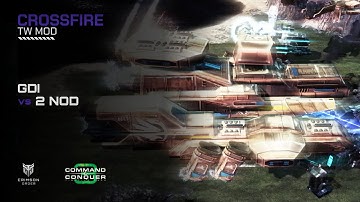 Tiberium Wars [Crossfire Mod] - GDI vs 2 NOD Brutal AI