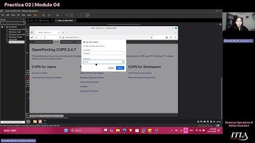 Laboratorio 4.3: Instalar un servidor de Impresion.
