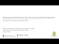ICRA/RA-L 2022: Bridging the Model-Reality Gap with Lipschitz Network Adaptation