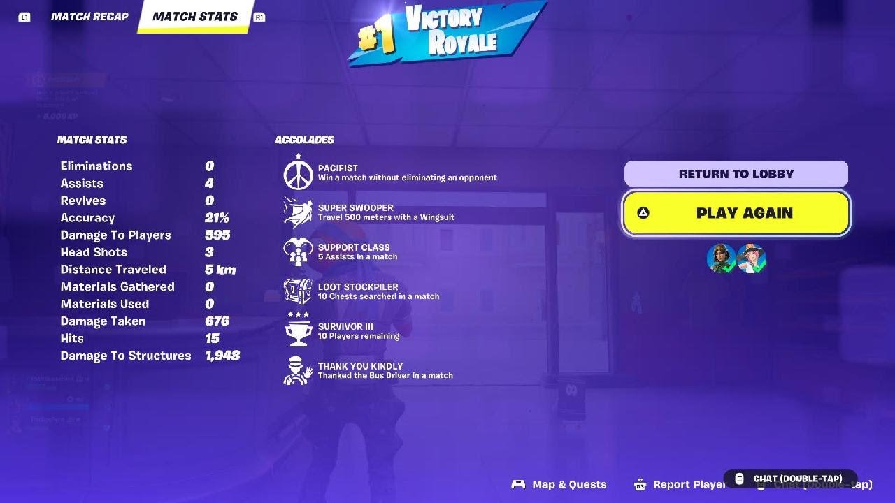 Fortnite Ch7S1 ZB Squad - Lucky Got Nastyy Headshot for Final Victory 🤣
