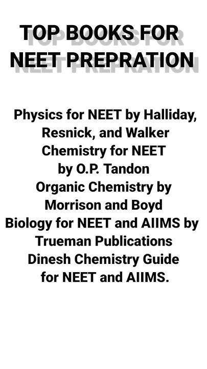 top-books-for-neet-prepration-shorts-shortsvideo-neet-neet-prep