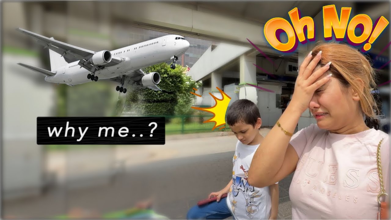 Mama Ko Airport se pick krna bhari parh Gaya🥲😮‍💨