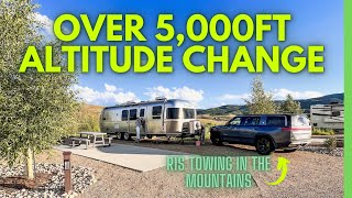 Towing with an EV in the Mountains | Rivian R1S Towing