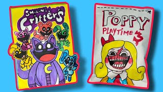 DIY 😱 POPPY PLAYTIME CHAPTER 3 GAME BOOK 🐱🧼 + Poppy Playtime 3 Miss Delight BLIND BAG!👄😱 Horror Game