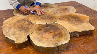 Most Best Way To Use Old Wood Perfect From Wood Recycling Project - Table Make Idea From Pieces Wood