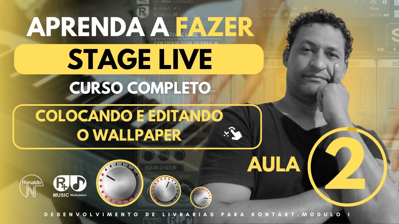 STAGE LIVE | AULA 02 | COLOCANDO E EDITANDO O WALLPAPPER - YouTube