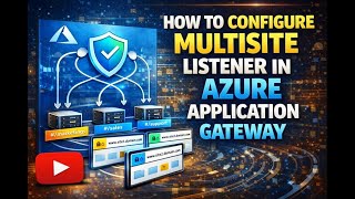 Lesson 6 : How to configure Multisite listener in Azure Application Gateway