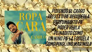 Camilo ~ Ropa Cara Letra oficial