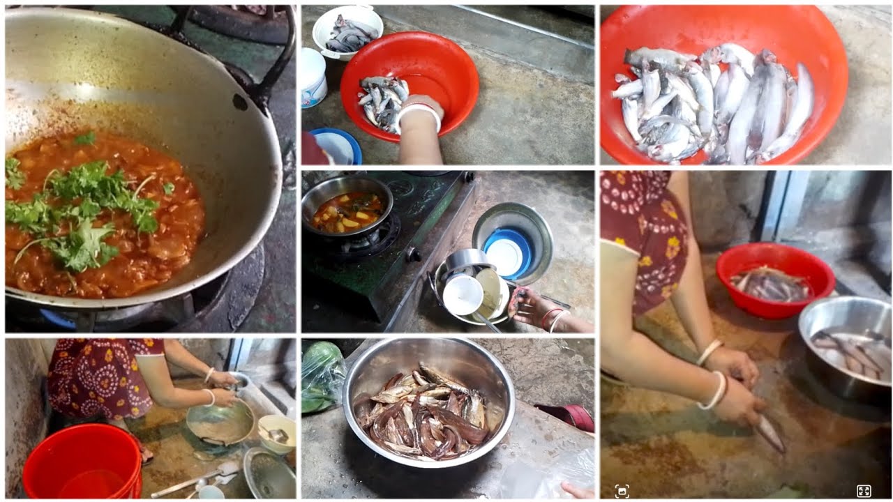 সুটকি মাছের ঝাল রান্না করলাম || কিভাবে শিং মাছ পরিষ্কার করি ||