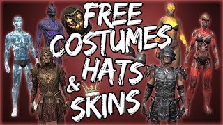 FREE SKINS, COSTUMES & HATS in Elder Scrolls Online (ESO Guide)