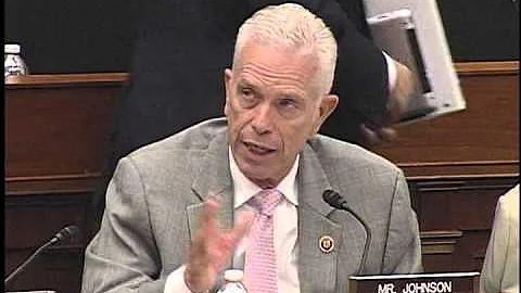Rep. Johnson Questions EPA Administrator on Outside Influences