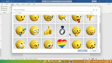 Insert Shapes Icons 3D Models Smart Art and Screenshot on MS Word