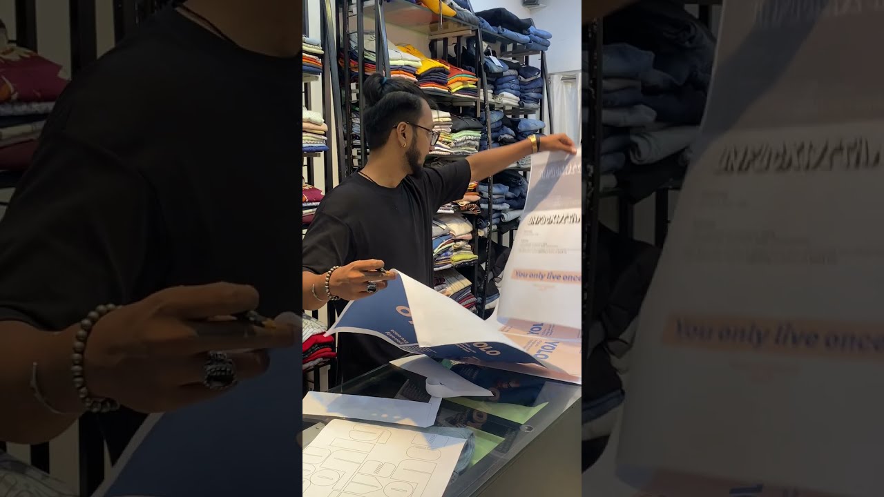 Yolo Menswears Self Design T-Shirt: Unleashing the Latest Fashion Trends for Men | 