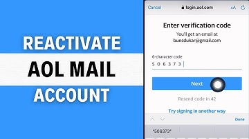 How to Reactivate AOL Mail Account (VERY EASY)