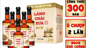 Nước Mắm ngon Làng Chài Xưa Mời Bạn