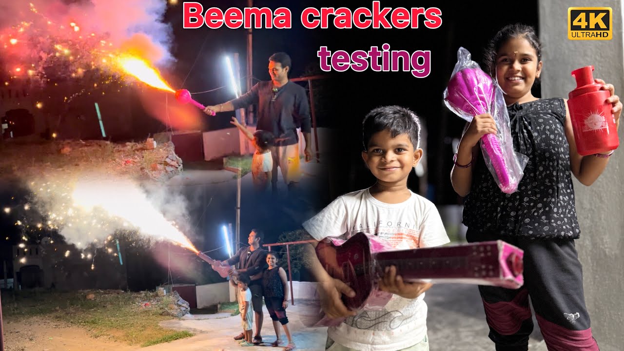 Beema crackers testing 2025 new arrival night fancy crackers bursting video sivakasi online shopping