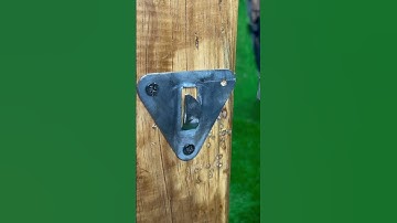 Simple idea with automatic gate latch lock # mechanism lock # DIY # sliding door # New style