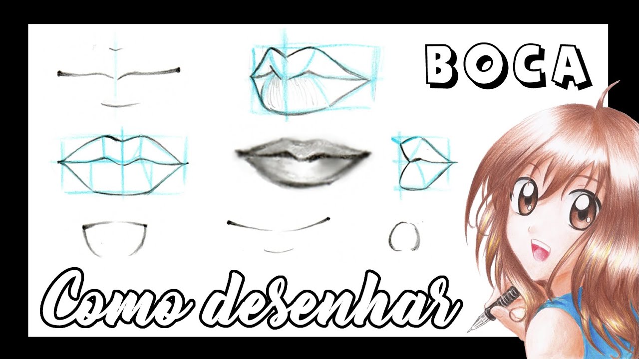 8 ideias de Desenho Boca  desenhos boca, realista, boca