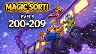 Magic Sort – Levels 200-209 – Walkthrough