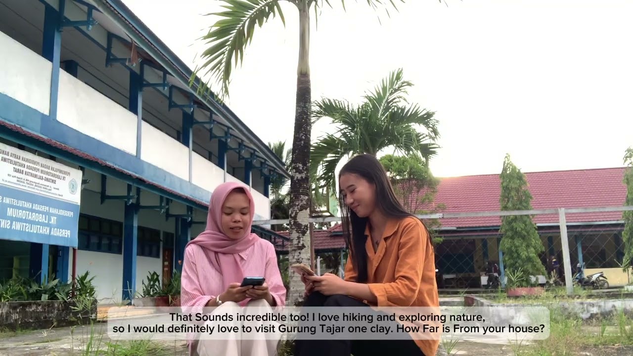 English conversation with ERSI ( 2516062754) dan mira triono ( 2516062766 ) class A16