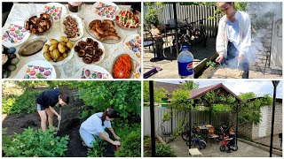 Легко,просто и быстро🤩Еë всегда много🙃Посадили и навели порядок