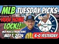 HUGE MLB LOCK!! MLB Picks Today 5/7/2024 | Free MLB Picks, Predictions & Sports Betting Advice