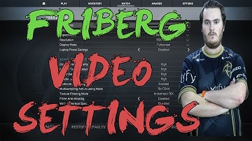 CSGO: NiP friberg video settings 2016