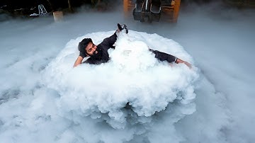 200KG Dry Ice Drop Experiment | മഞ്ഞു മല വീട്ടിൽ ഉണ്ടാക്കിയപ്പോൾ | M4 TECH |