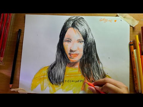 Video: How To Draw A Portrait Of Mom With A Pencil