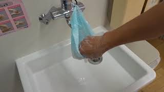 ボディタオルを用いた片手の手洗い動作について （JPSA医学委員会）